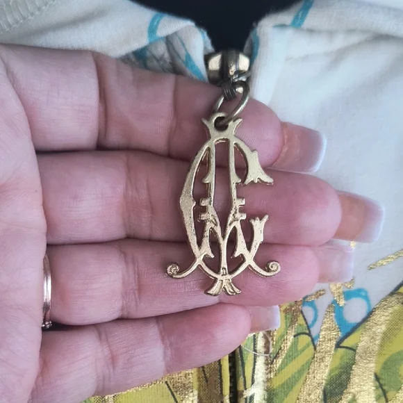 Christian Audigier Multicolor Floral Hoodie Jacket - Picture 4 of 12